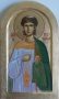 St. Romanos the Melodist. Wood, egg tempera, 35x18 cm.2016